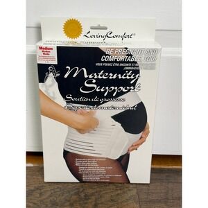 Maternity Support Belt Women Medium White Loving Comfort